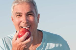 chewing after dental implants